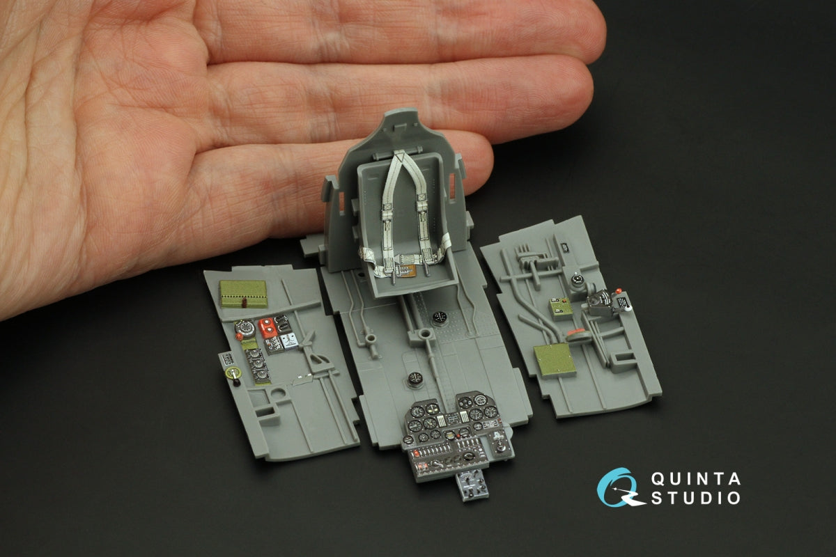 Quinta Studio QD32217 P-40N early 3D-Printed coloured Interior on decal paper (Hasegawa/Eduard) 1/32 – zdjęcie 6