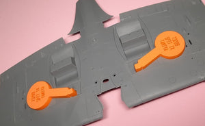 Omask 73209 Spitfire Mk.IX wheel bay plugs (for Tamiya) 1/32 – zdjęcie 2