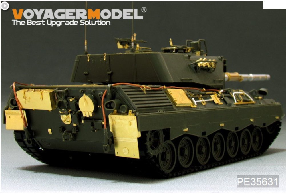 Voyager Model PE35631 Modern German Leopard 1A3 MBT (B ver include Gun barrel）(For MENG TS-007) 1/35 – image 4