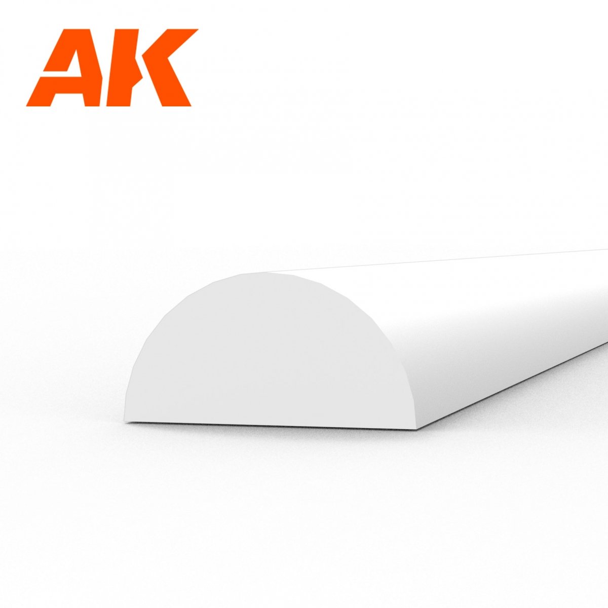 AK Interactive AK6554 HALF CANE 4.00 X 350MM – STYRENE HALF CANE – (3 UNITS) – image 2