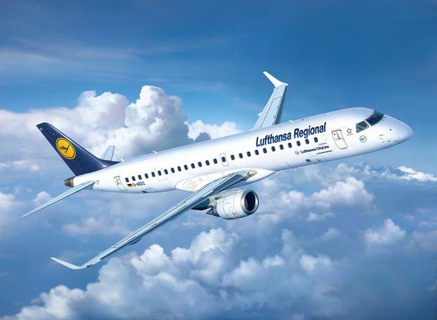 Revell 63937 Model Set Embraer 190 Lufthansa 1/144