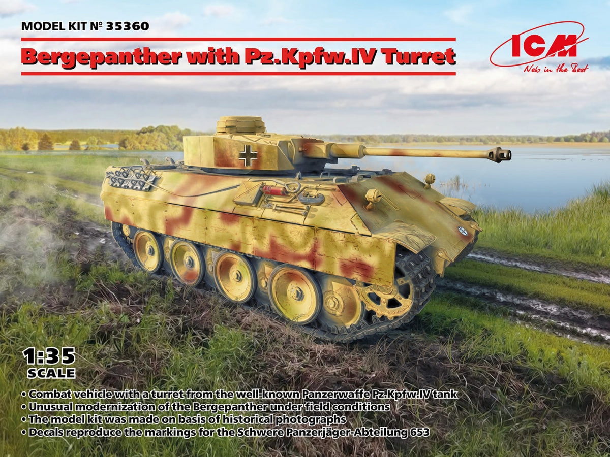 ICM 35360 Bergepanther with Pz.Kpfw.IV Turret 1/35 – Bild 2