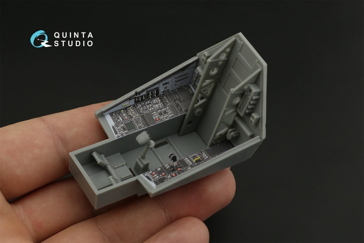 Quinta Studio QD32118 F-117A 3D-Printed &amp;amp; coloured Interior on decal paper (Trumpeter) 1/32 – immagine 5