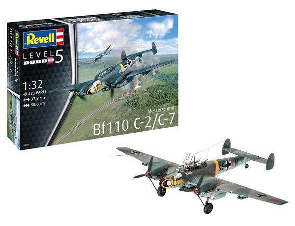 Revell 04961 Messerschmitt Bf110 C-2 / C-7 1/32 – zdjęcie 3