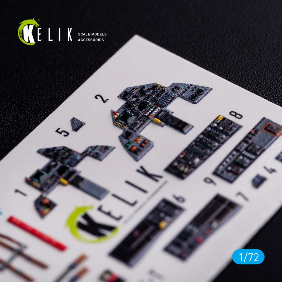 KELIK K72088 AMX-T interior 3D decals for Italeri kit 1/72 – zdjęcie 7