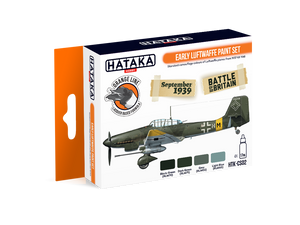Hataka HTK-CS02 ORANGE LINE – Early Luftwaffe paint set (4x17ml)