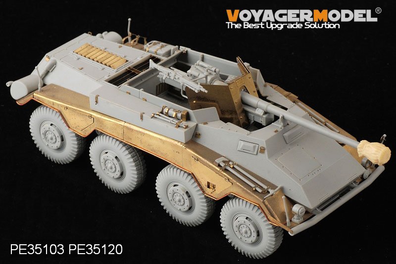 Voyager Model PE35120 Storage Box for Sd.Kfz 234 8 Road Late Version (For DRAGON Sd.Kfz.234 Series) 1/35 – zdjęcie 2