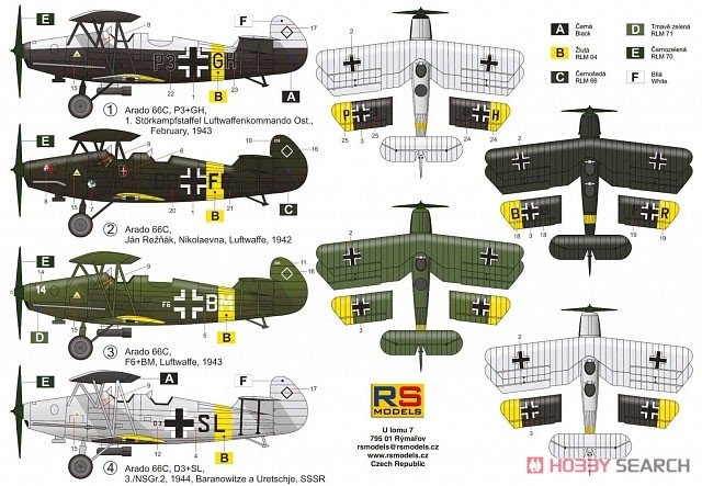 RS Models 92258 Arado Ar-66 1/72 – immagine 2