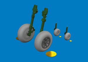 Eduard 6481058 P-40E wheels cross tread Eduard 1/48 – zdjęcie 2
