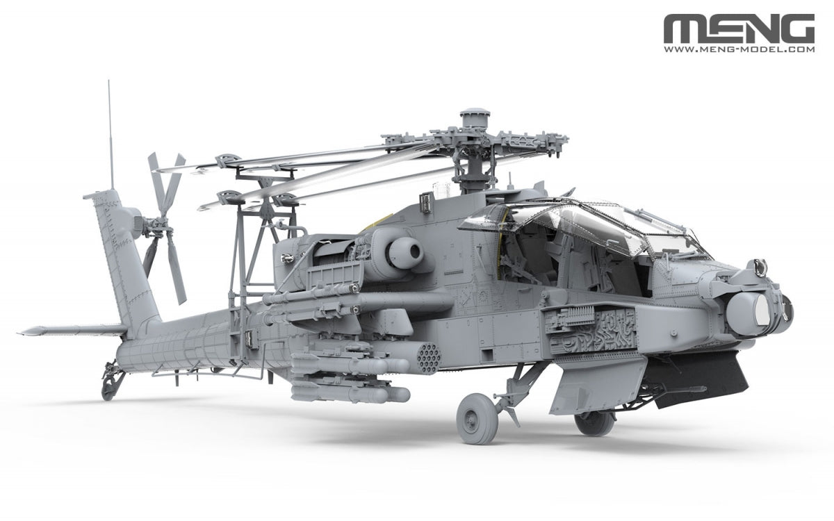 Meng Model QS-004 Boeing AH-64D Apache Longbow Heavy Attack Helicopter 1/35 – image 4