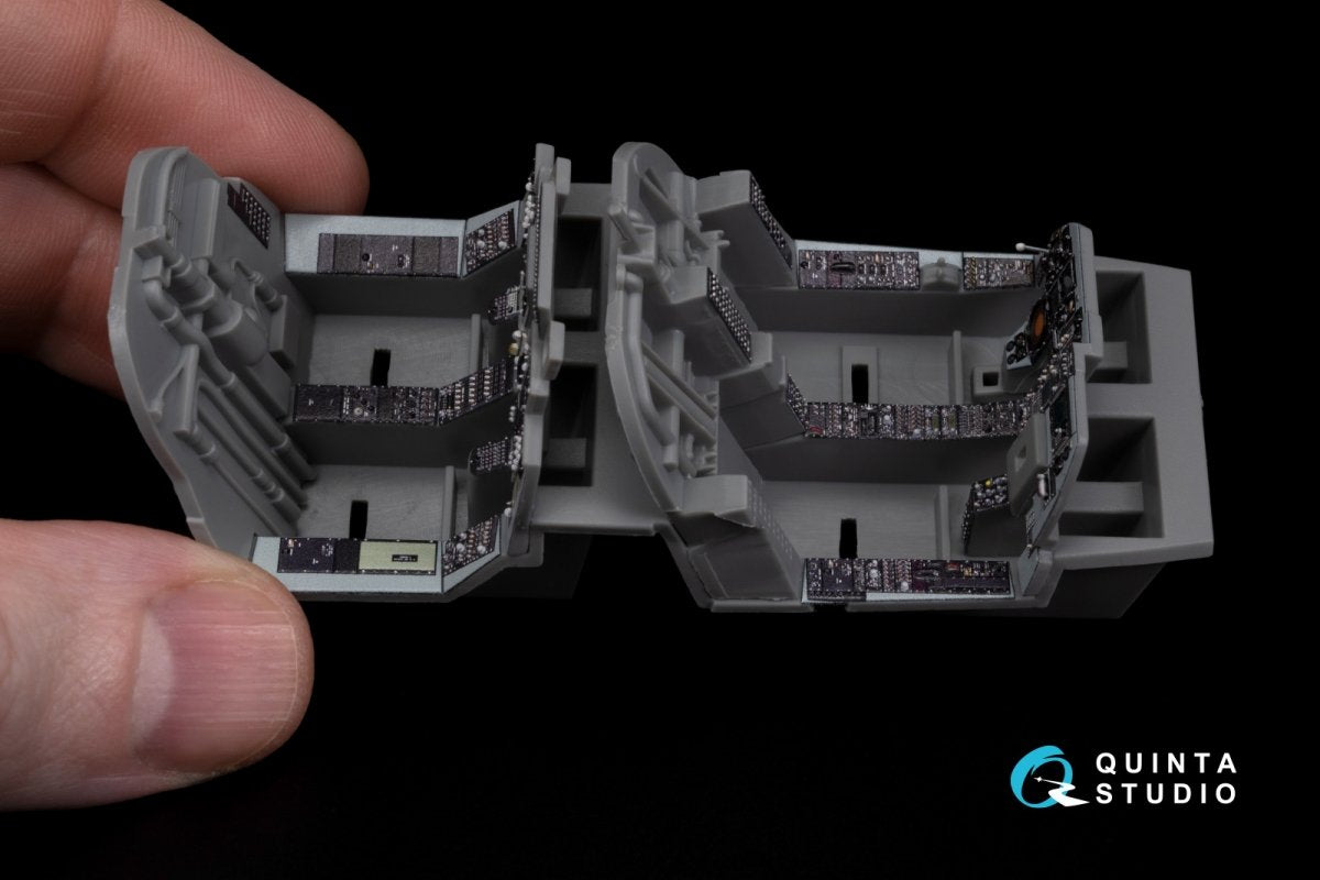 Quinta Studio QD48270 EA-6B Prowler (ICAP II) 3D-Printed &amp;amp; coloured Interior on decal paper (Kinetic) 1/48 – zdjęcie 15