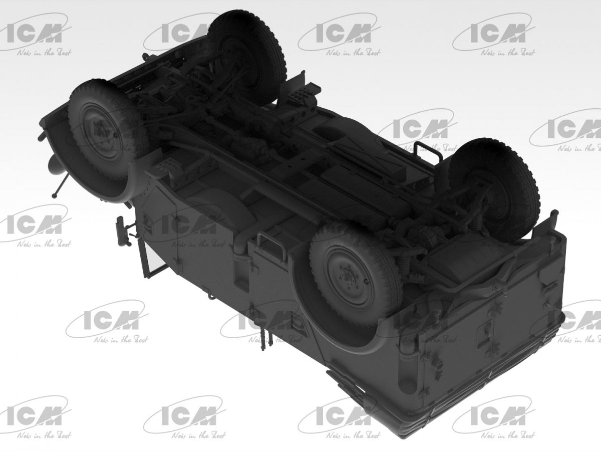 ICM 35502 Kfz.70 with MG 34 WWII German military vehicle 1/35 – zdjęcie 6