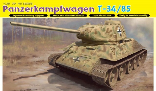 Dragon 6759 Panzerkampfwagen allemand T34/85 1944 (1/35)
