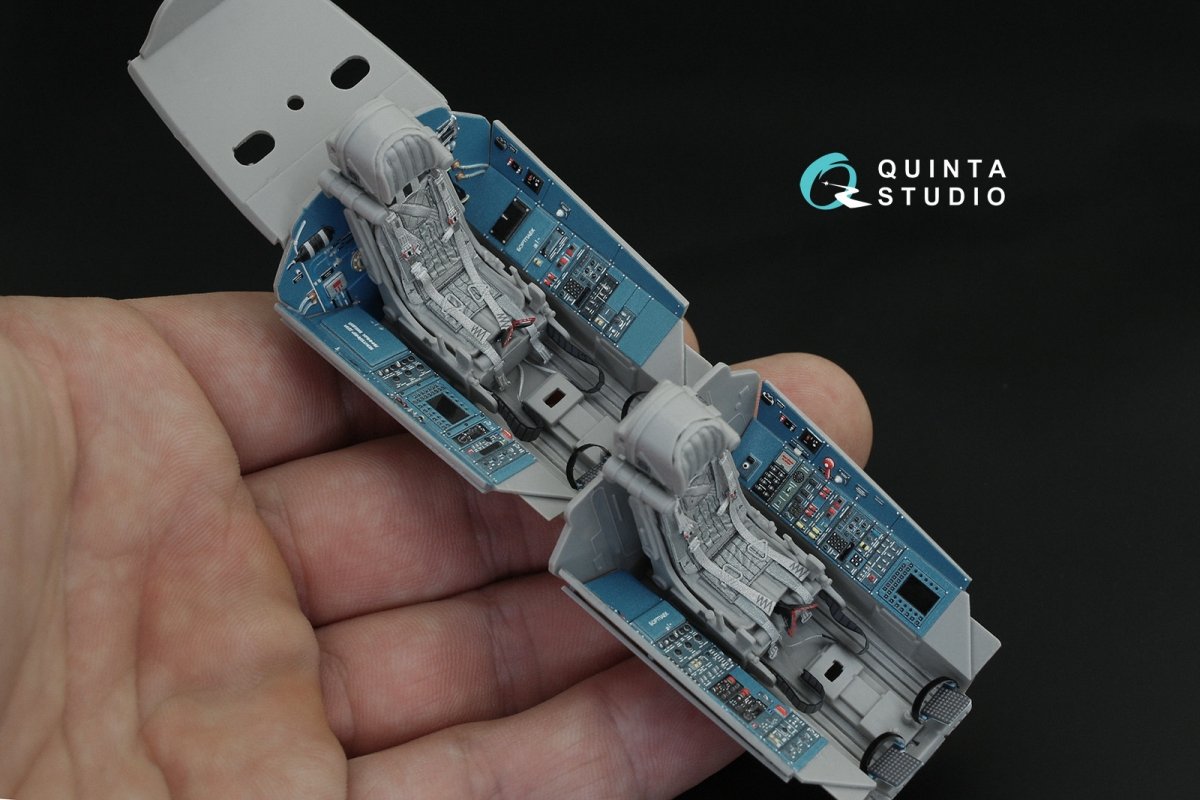 Quinta Studio QD32095 Su-30SM 3D-Printed &amp;amp; coloured Interior on decal paper (conversion for Trumpeter Su-30MKK ) 1/32 – zdjęcie 4
