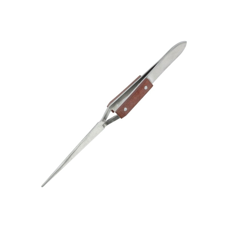 Pince à épiler à action inversée Modelcraft PTW1127, pointe droite/poignée en fibre (160 mm)