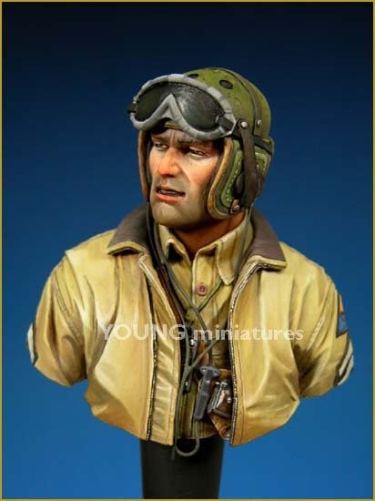 Young Miniatures YM1808 U.S. TANK CREW Europe WWII 1/10 – zdjęcie 2