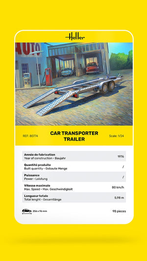 Heller 80774 Car Transport Trailer 1/24 – zdjęcie 6