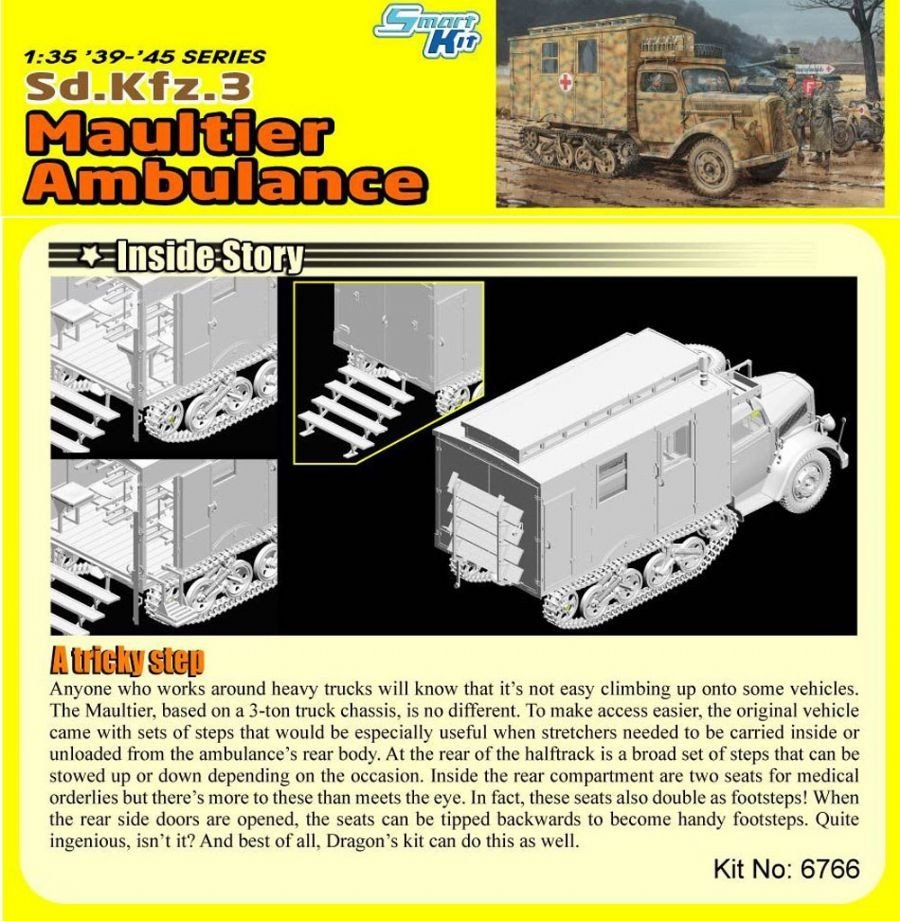 Dragon 6766 Sd.Kfz.3 Maultier Ambulance 1/35 – image 4
