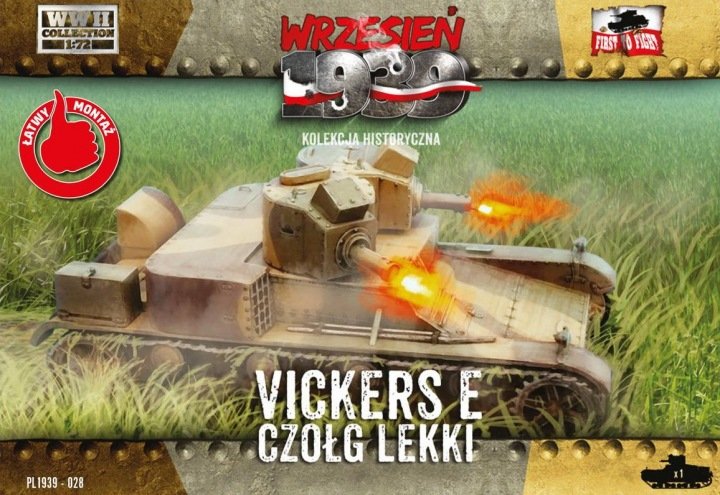 First to Fight PL028 Vickers E Czołg lekki 1/72 – zdjęcie 2