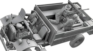 Thunder Model 35312 LRDG CMP F30 Truck w/ Ordnance 37 mm MKI Bofors Gun - Limited Bonus Edition 1/35 – zdjęcie 10