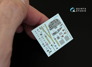 Quinta Studio QD48072 Il-2 Single seat 3D-Printed &amp;amp; coloured Interior on decal paper (for kit) 1/48 – zdjęcie 2