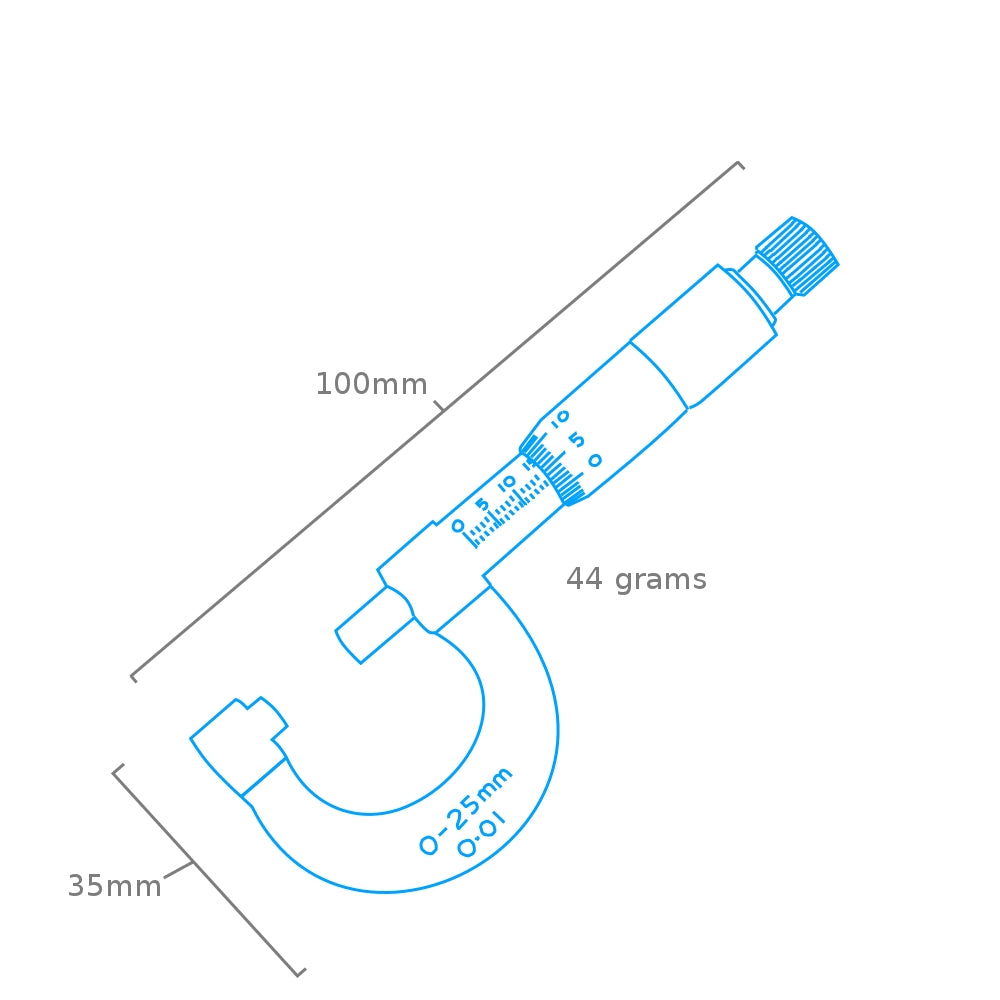 Modelcraft PGA5024 Micrometer (0 - 25mm) – zdjęcie 2