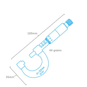 Modelcraft PGA5024 Micrometer (0 - 25mm) – zdjęcie 2