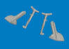 Eduard 6481207 Spitfire Mk. IXe undercarriage legs PRINT for Airfix 1/48 – image 2