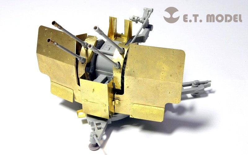 ET Model E35-027 WWII German 2cm FLAK 38 Anti-Aircraft Gun (For TRUMPETER 02309) (1/35) – image 2