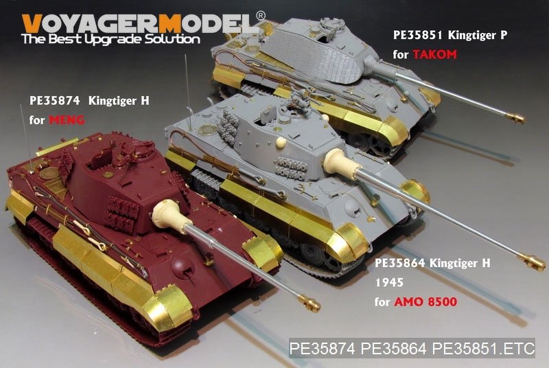 Voyager Model PE35864 WWII German KINGTIGER Final version For MIG AMO 1/35 – image 12