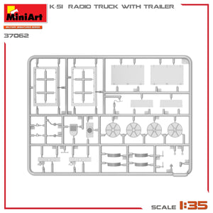 Miniart 37062 K-51 RADIO TRUCK WITH TRAILER 1/35 – image 17
