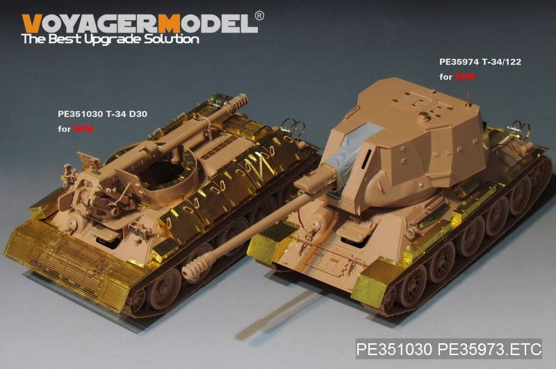 Voyager Model PE351030 Syrian T-34/D30 122mm SPH Basic For RFM 5030 1/35 – zdjęcie 27