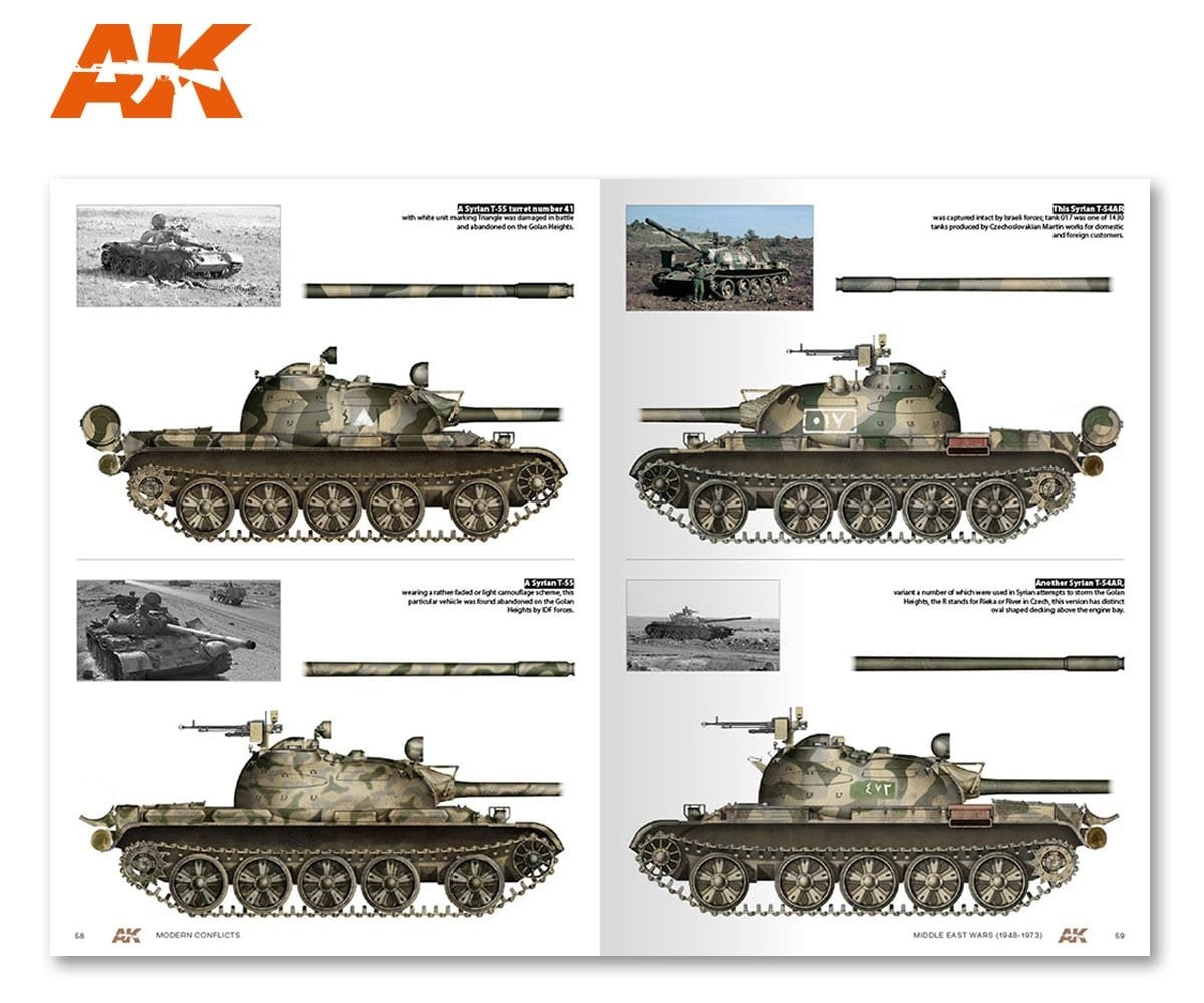 AK Interactive AK284 MIDDLE EAST WARS 1948-1973 VOL.1 PROFILE GUIDE (English) – zdjęcie 5