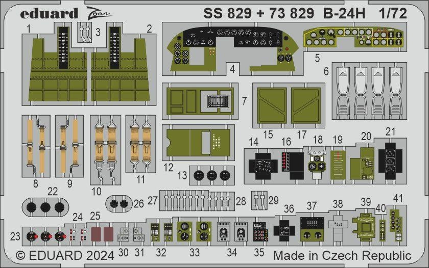 Eduard BIG72183 B-24H AIRFIX 1/72 – image 7