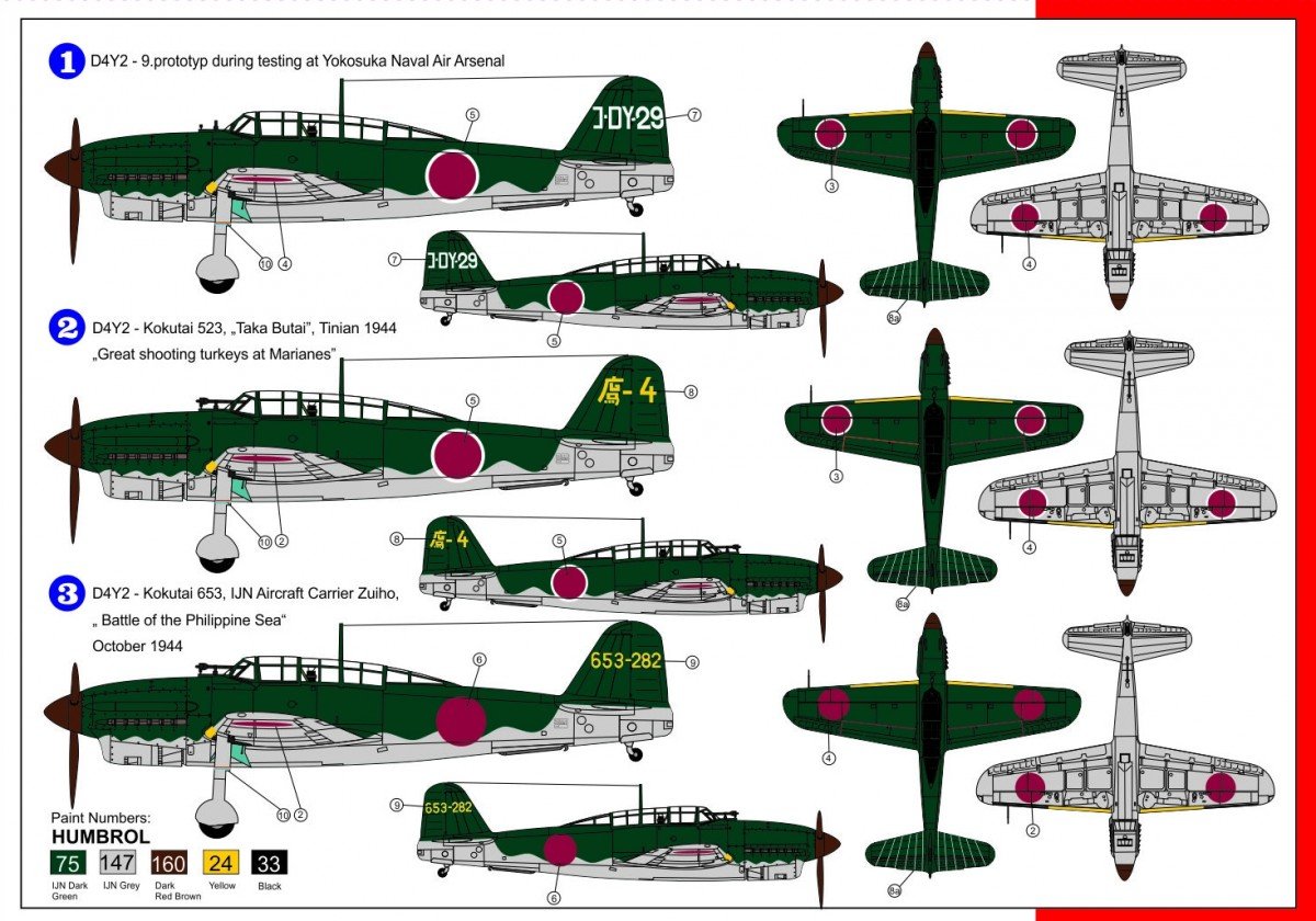AZ Model AZ7395 Kugisho D4Y2 &amp;quot;Judy&amp;quot; Suisei 12 1/72 – zdjęcie 2