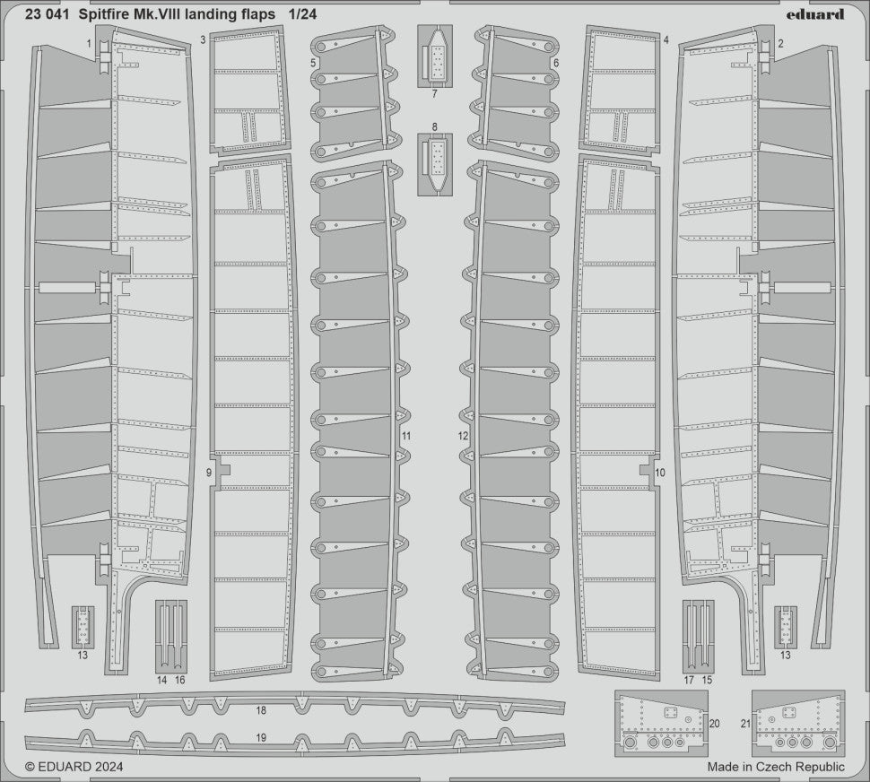 Eduard 23041 Spitfire Mk.VIII Landing Flaps AIRFIX 1/24