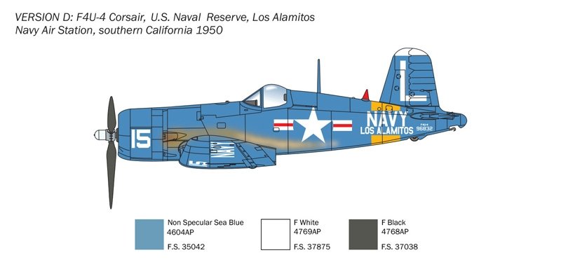 Italeri 1453 F4U-4 Corsair - Korean War 1/72 – zdjęcie 10