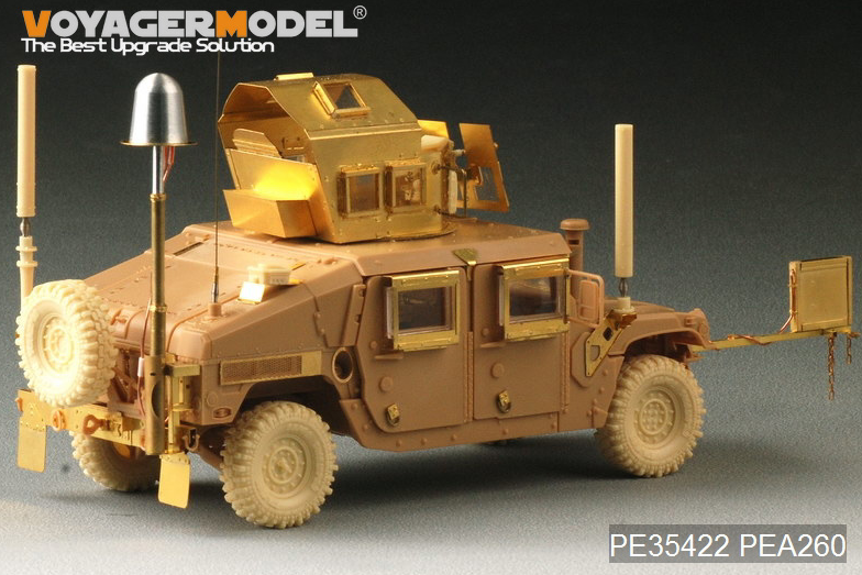 Voyager Model PEA260 Modern US HUMVEE ECM Antenna set TYPE2 (telescopic pole) (GP) 1/35 – zdjęcie 6