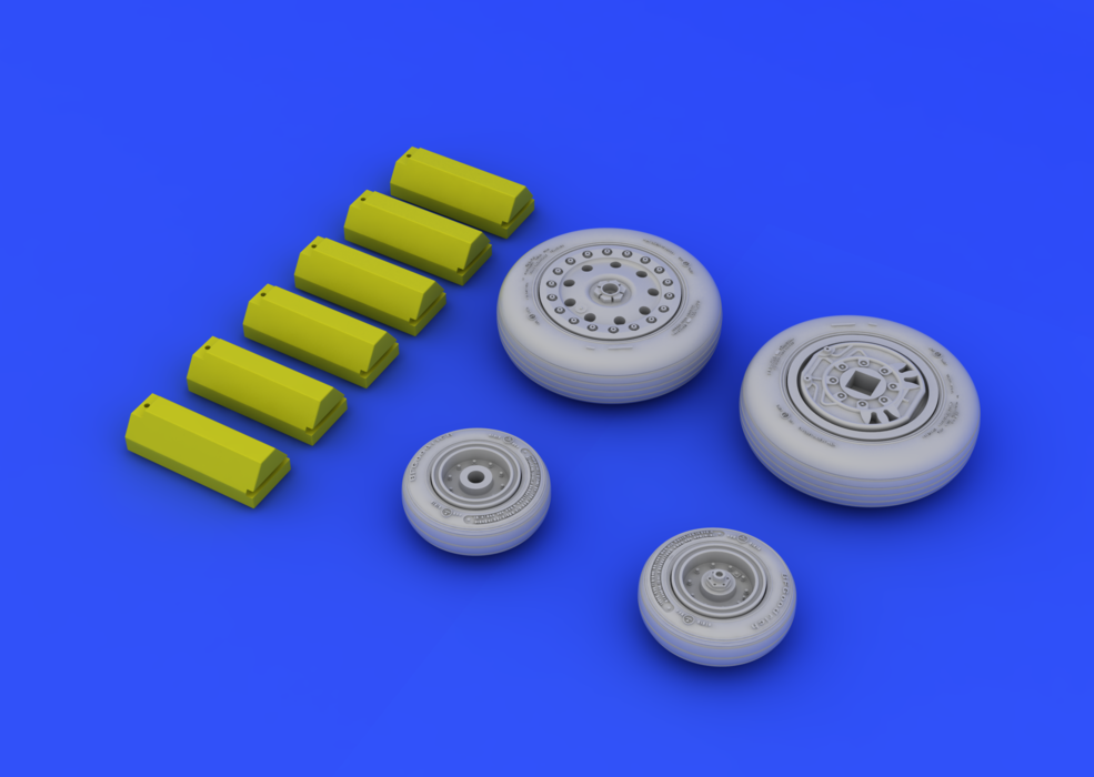 Eduard 648114 F-4B/ N wheels 1/48 (Academy) – zdjęcie 4