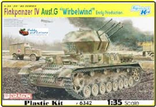 Dragon 6342 Flakpanzer IV Ausf G Wirbelwind 1/35