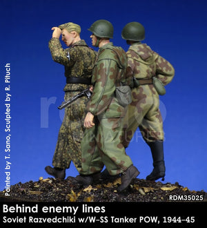 RADO Miniatures RDM35025 Soviet Razvedchiki w/W-SS tanker POW, (1944-45) 1/35 – image 4