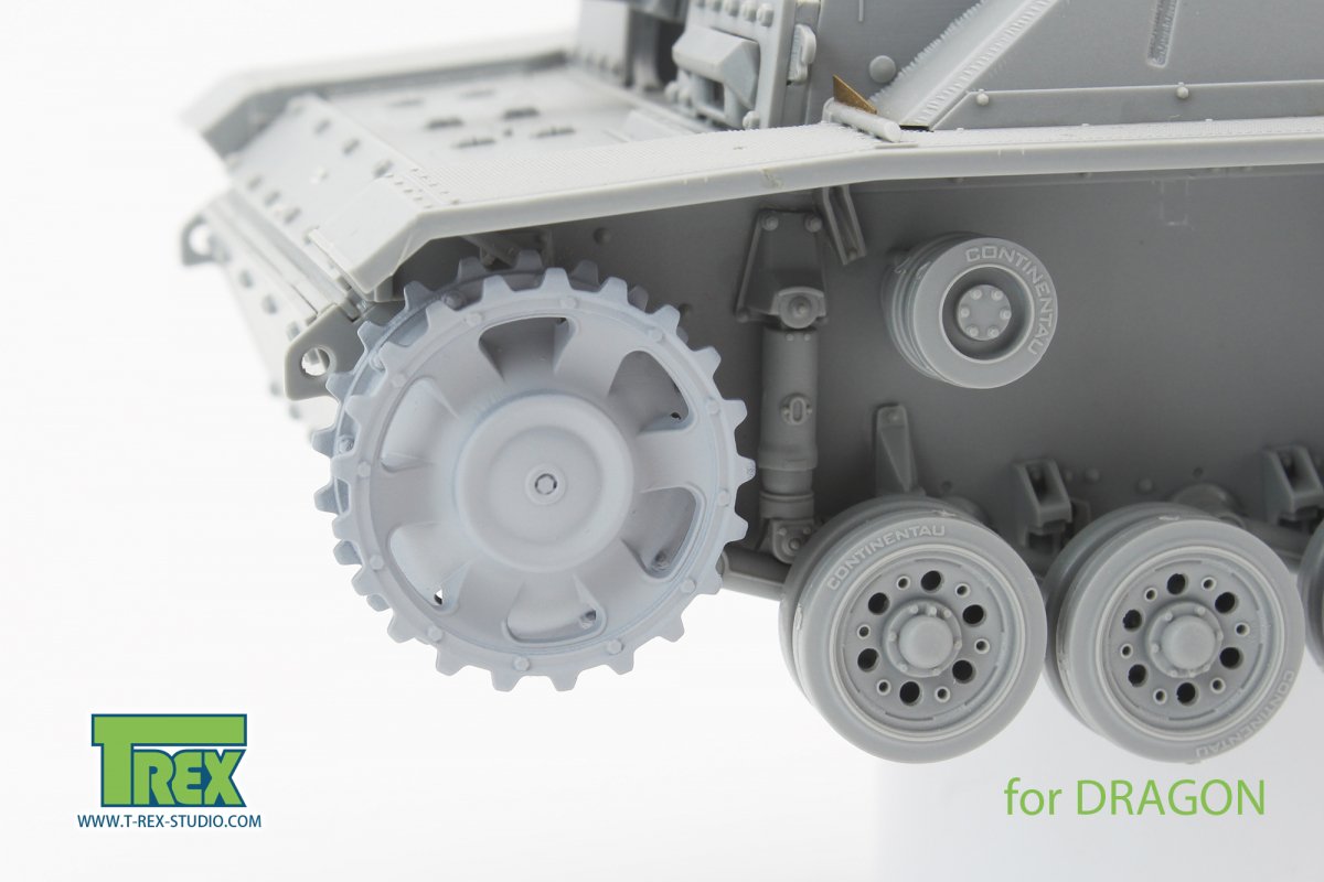 T-Rex Studio TR35007-1 Stug III Sprocket Set (Early Version) for DRAGON 1/35 – image 2