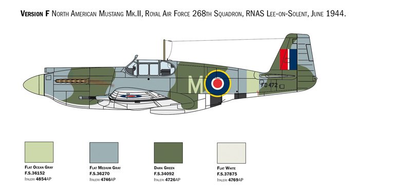 Italeri 1423 P-51A Mustang 1/72 – zdjęcie 12