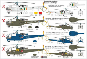 Kovozavody Prostejov KPM0278 Alouette III „Over Europe“ 1/72 – zdjęcie 2
