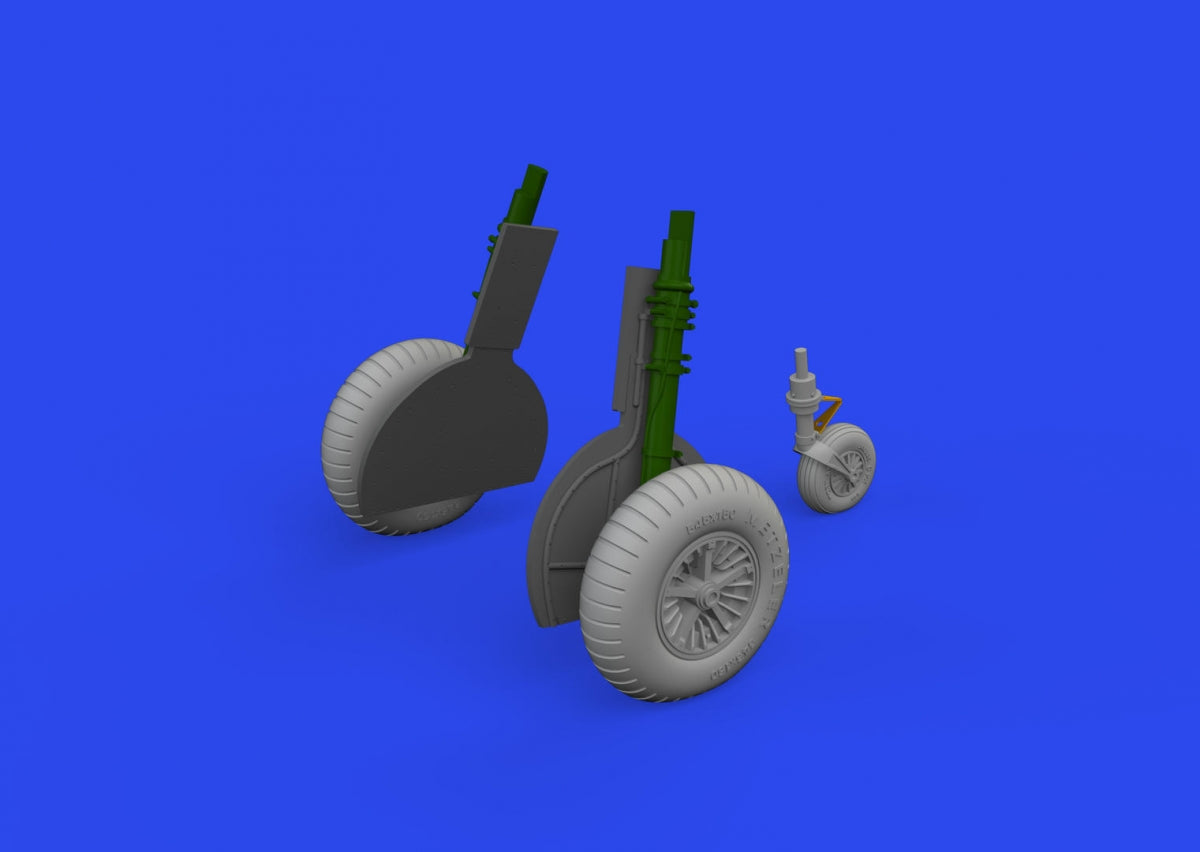 Eduard 644277 Bf 108 spoked wheels LooKplus EDUARD 1/48 – zdjęcie 9
