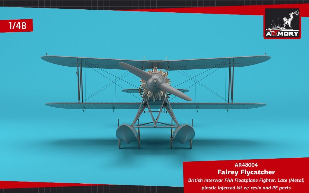 Armory Models 48004 Fairey Flycatcher British Interwar FAA Floatplane Fighter, Late (Metal) 1/48 – zdjęcie 24