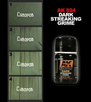 AK Interactive AK024 Dark Streaking Grime 35ml – image 2
