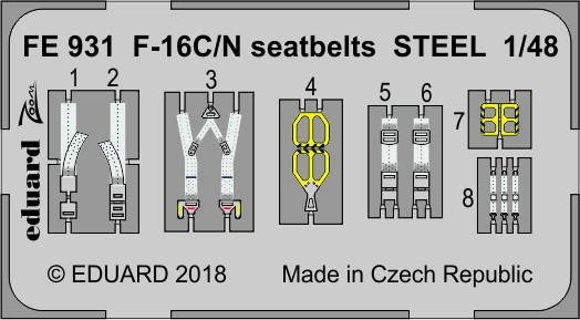 Eduard BIG49208 F-16C/ N 1/48 TAMIYA – Bild 3