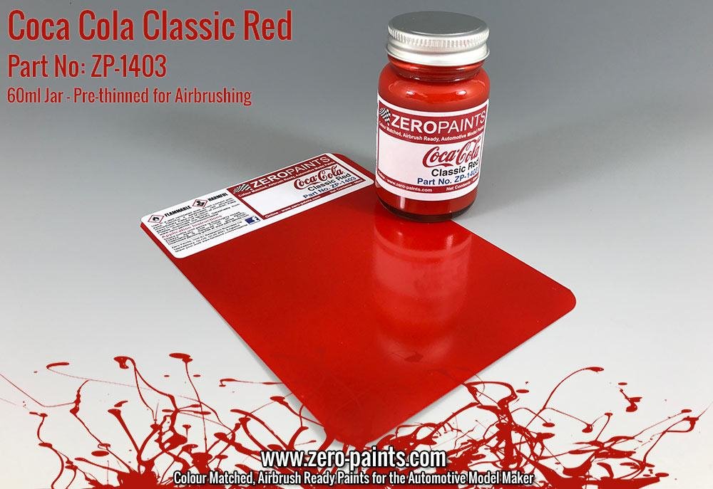 Zero Paints ZP-1403 Coca Cola Classic Red Paint 60ml