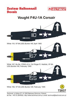 Techmod 72037 - Vought F4U-1D Corsair 1/72 – zdjęcie 2